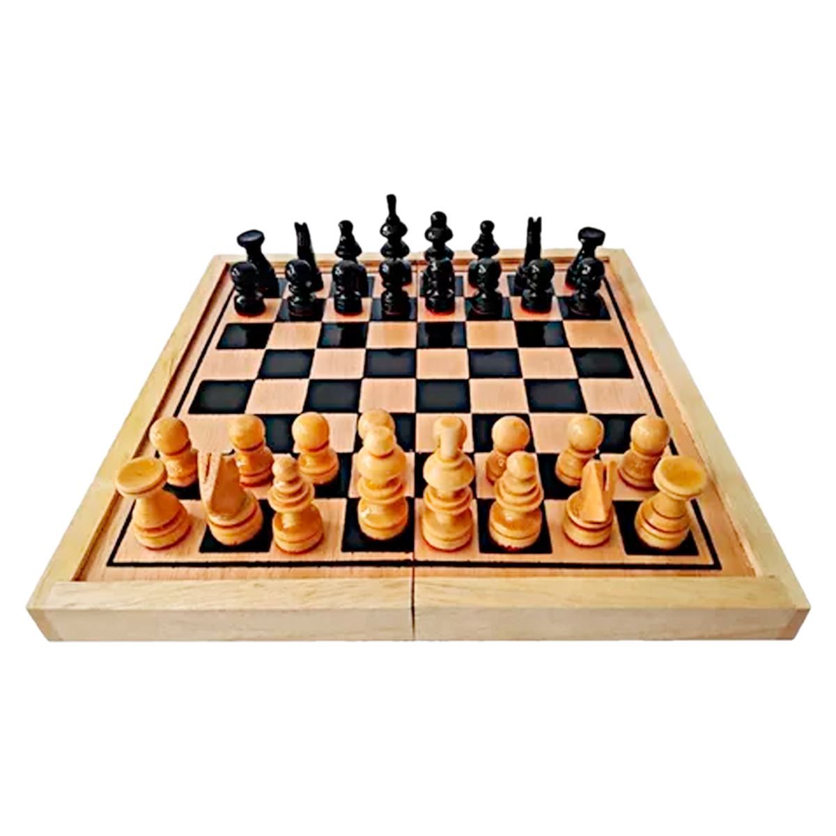 GENERICO - Ajedrez 5 Madera 45x45x4 Cm Artesanal Profesional