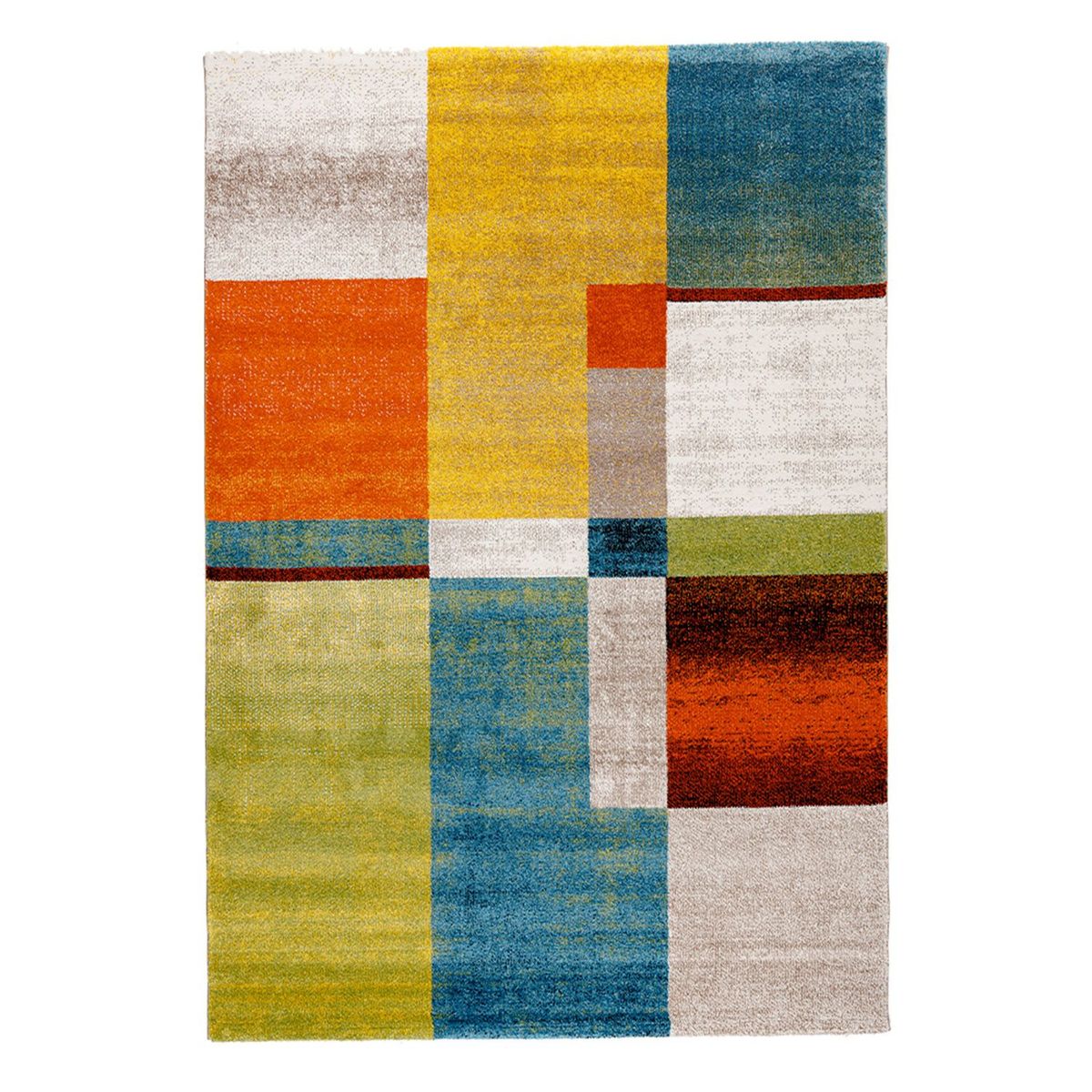 LAV - Tapete multicolor de estilo moderno y elegante Kubic 24362-110 120x170