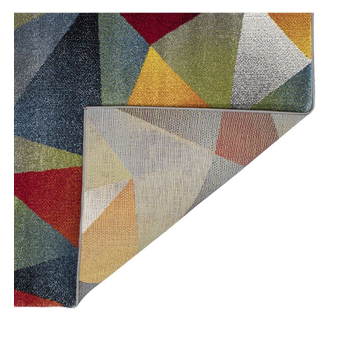 LAV - Tapete multicolor con diseño moderno Kubic A0301-110 120x170