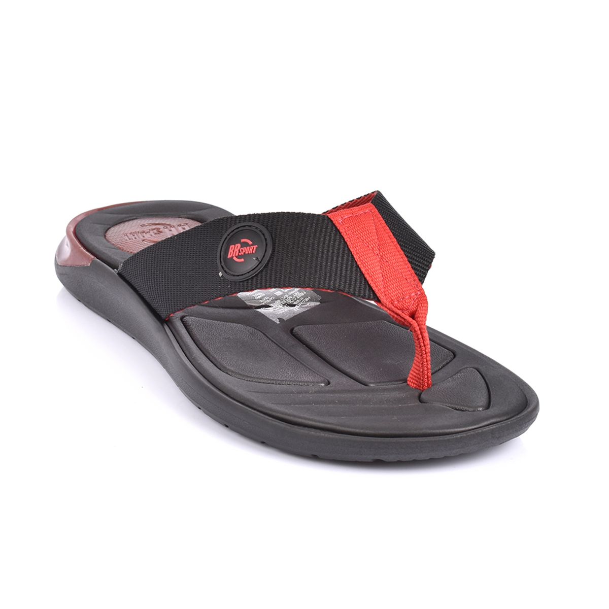 SKY WALK - Sky Walk Sandalia Plana Hombre 6631372262-101NEGRO