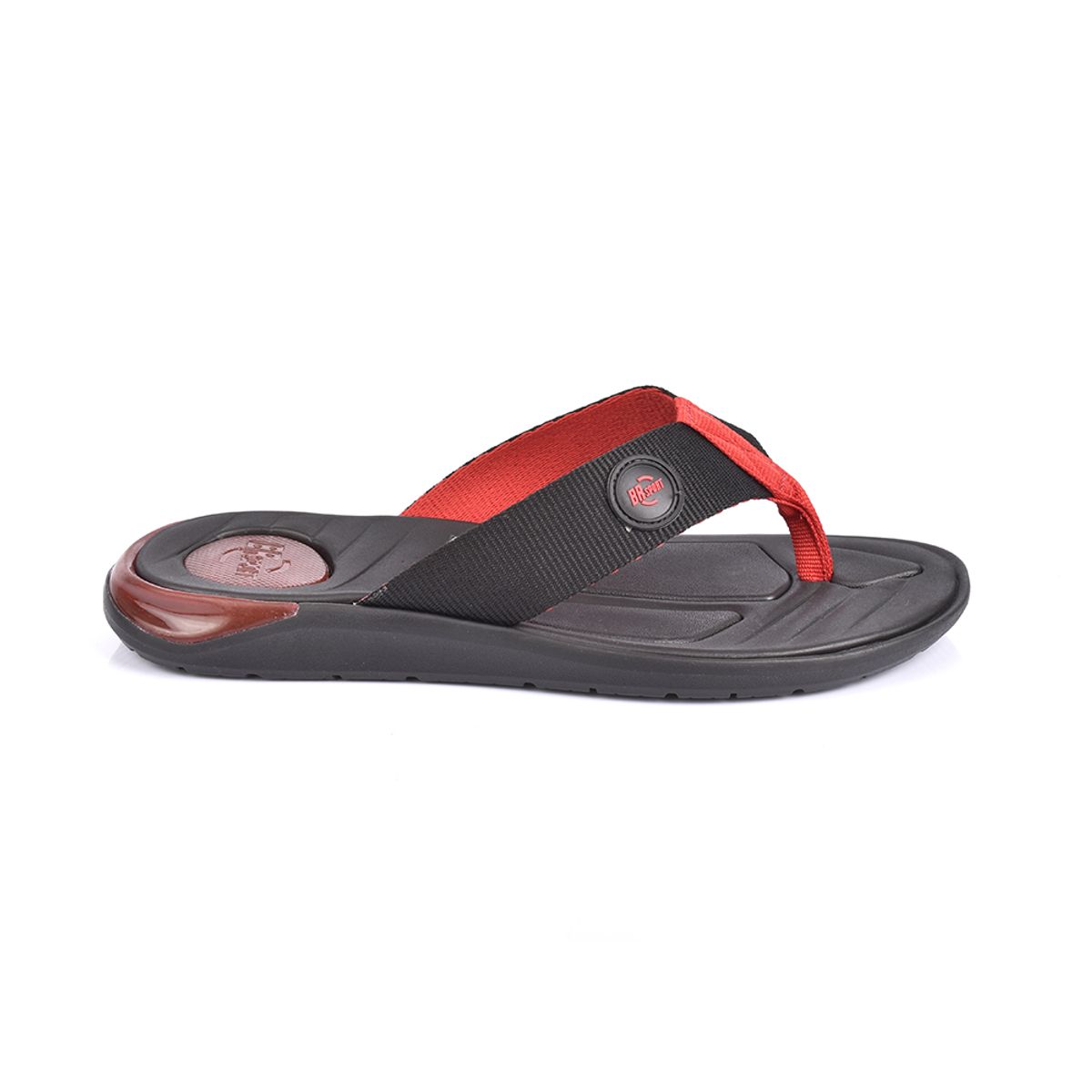 SKY WALK - Sky Walk Sandalia Plana Hombre 6631372262-101NEGRO