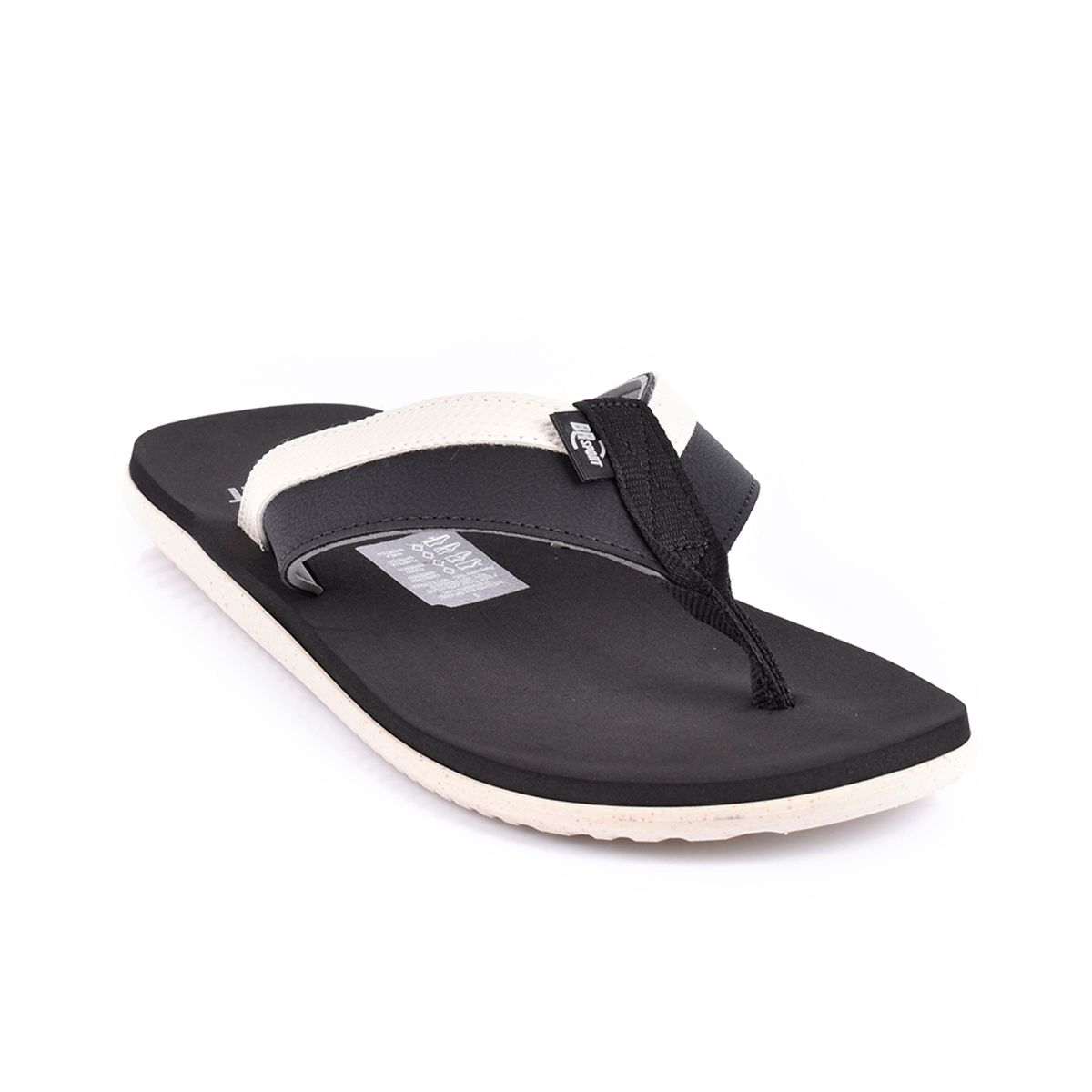 SKY WALK - Sky Walk Sandalia Plana Hombres 6631372260-812NEGRO