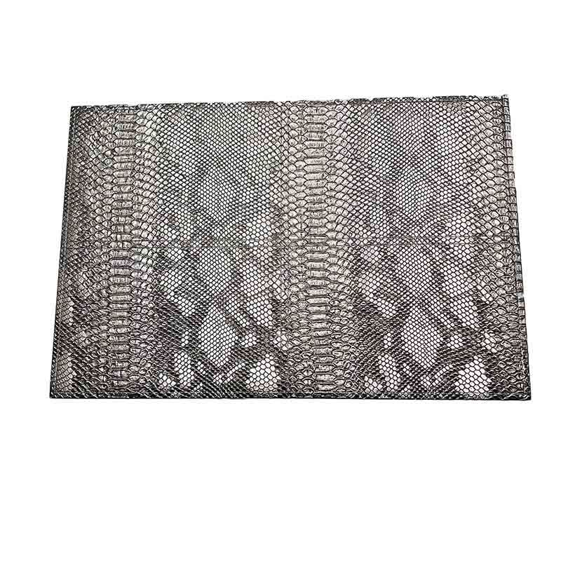 BURICA - INDIVIDUAL 30X45CM RECT PIEL PLATEADO