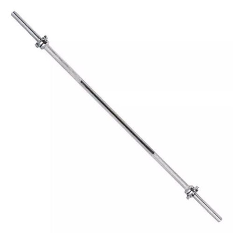 GENERICO - Barra Recta Cromada 120 Cms Para Entrenamiento