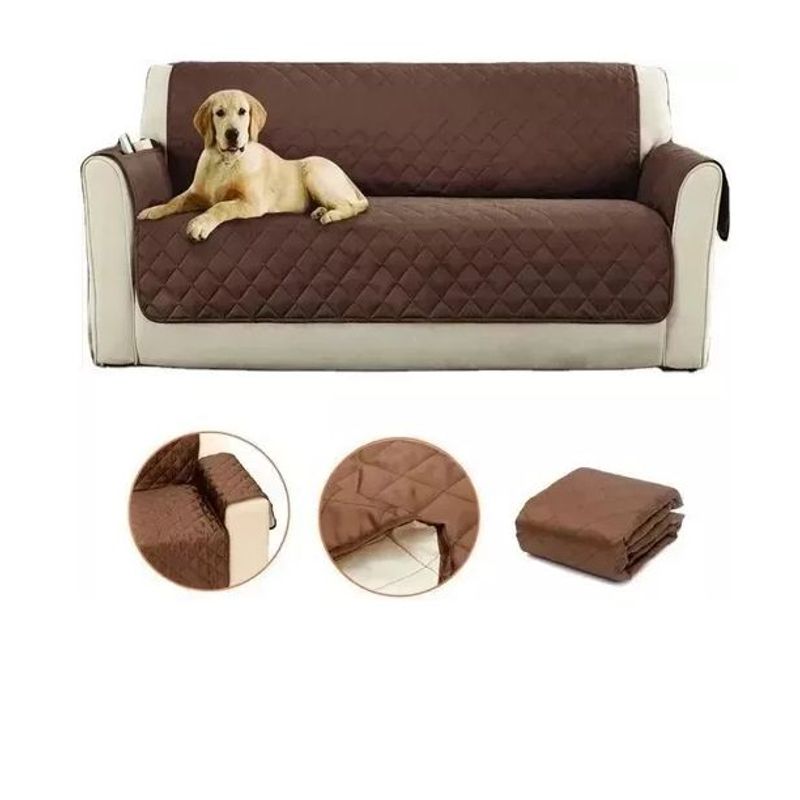OTRAS MARCAS - Protector Sofa 3 Puestos Forro Muebles Para Mascotas Perros