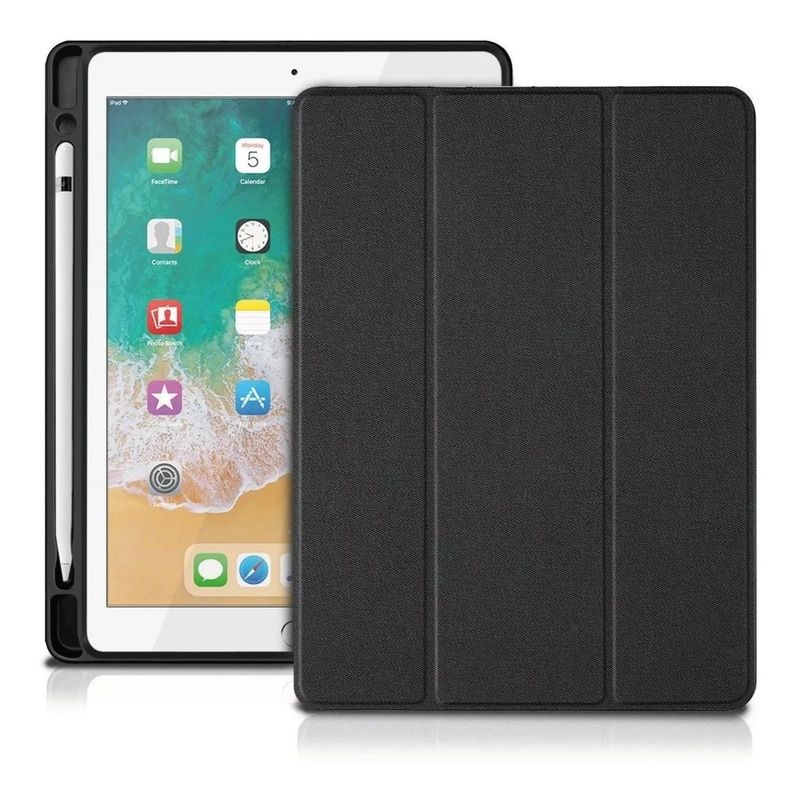 GENERICO - Forro Estuche Smart Case Para iPad 10.2 9 Gen Con Espacio De Lapiz