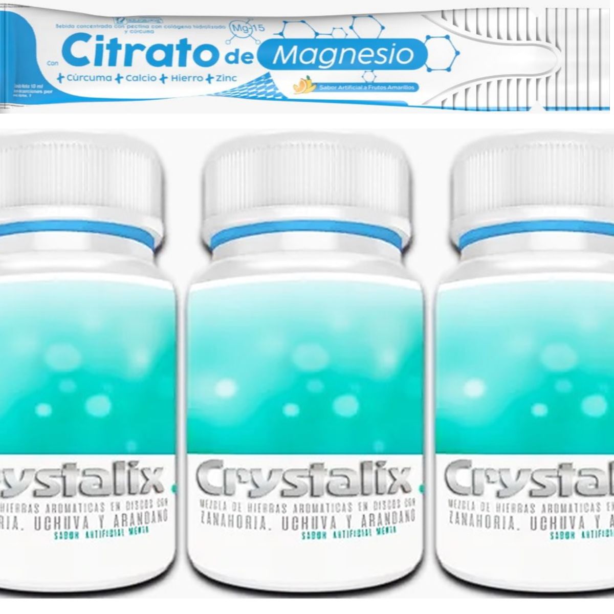 GENERICO - 3 CRYSTALIX 100 % ORIGINAL