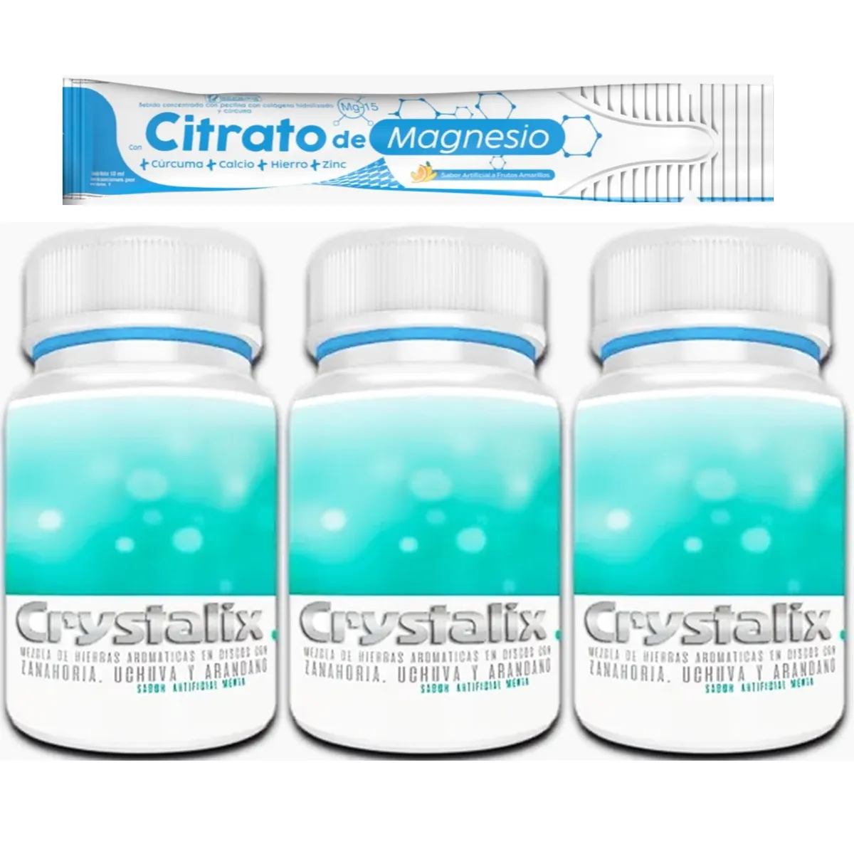 GENERICO - 3 CRYSTALIX 100 % ORIGINAL