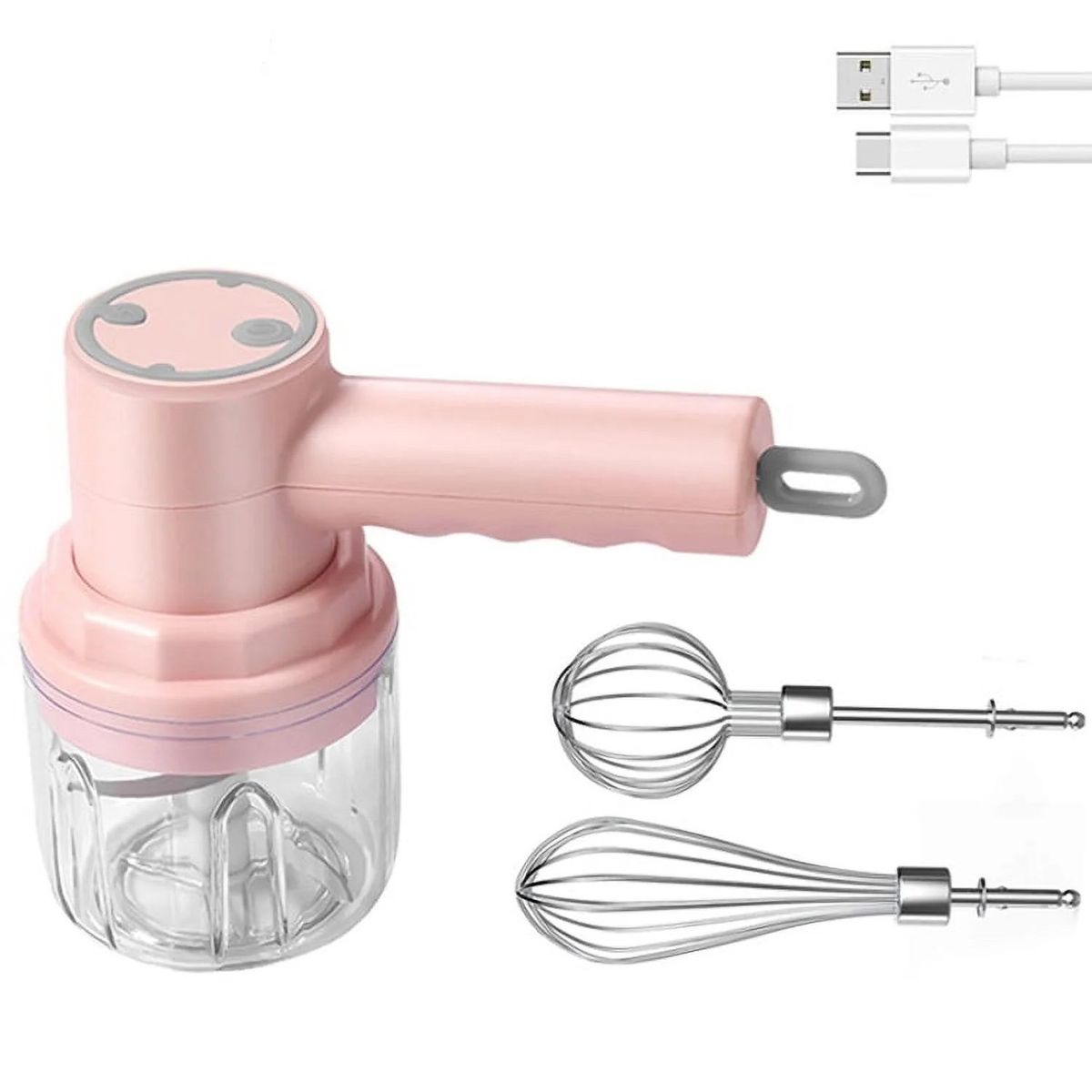 ONE PIXEL - Mini Batidora Electrica De Cocina Portatil Alimentos Inalambrica