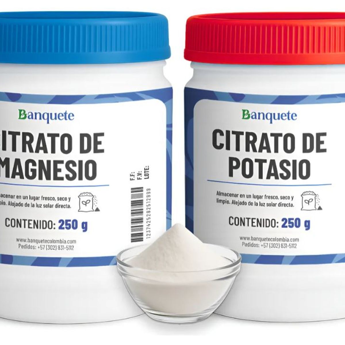 GENERICO - Citrato de Magnesio y Potasio 250gr CU