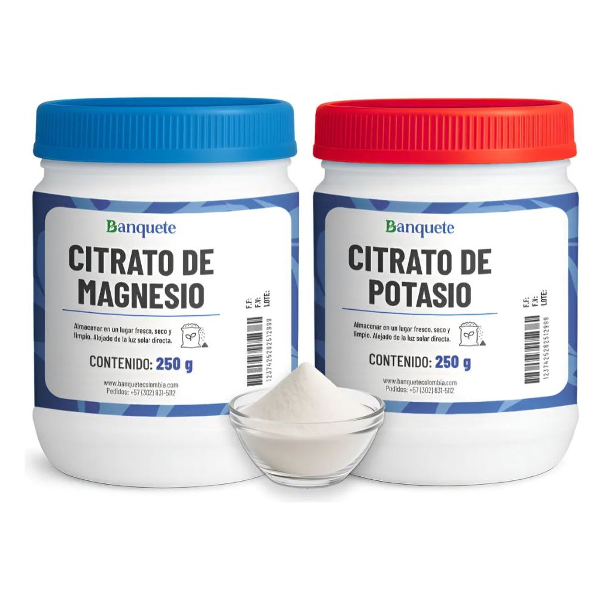 GENERICO - Citrato de Magnesio y Potasio 250gr CU