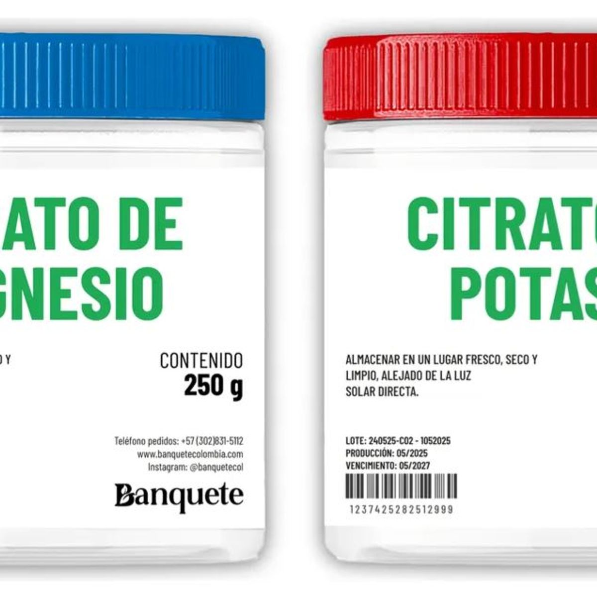 GENERICO - Citrato de Magnesio y Potasio 250gr CU