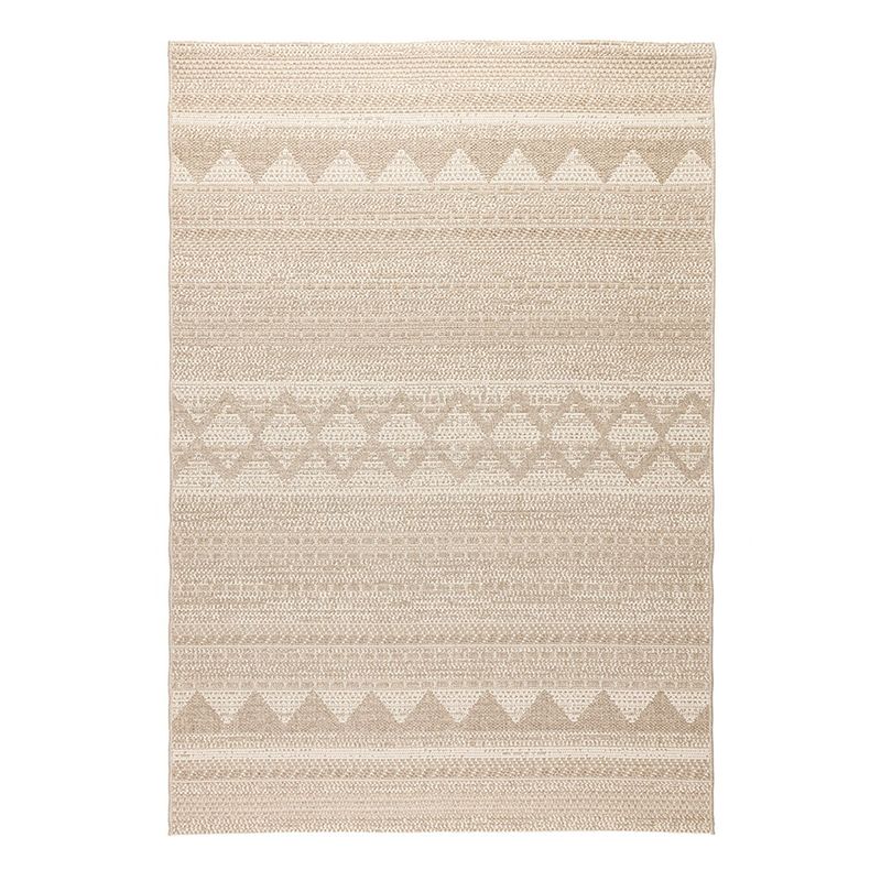 LAV - Tapete beige con textura tipo yute artesanal Grace 39634-363 120x170