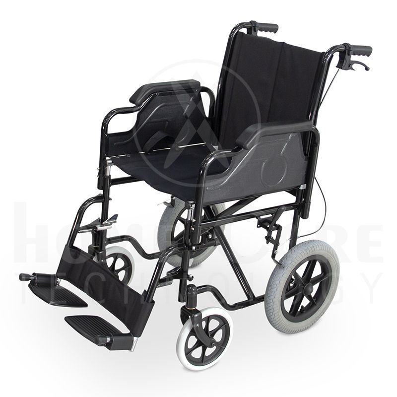 HOME CARE TECHNOLOGY - SILLA DE RUEDAS DE COMPAÑÍA CON BRAZOS Y PIES REMOVIBLES MC904N