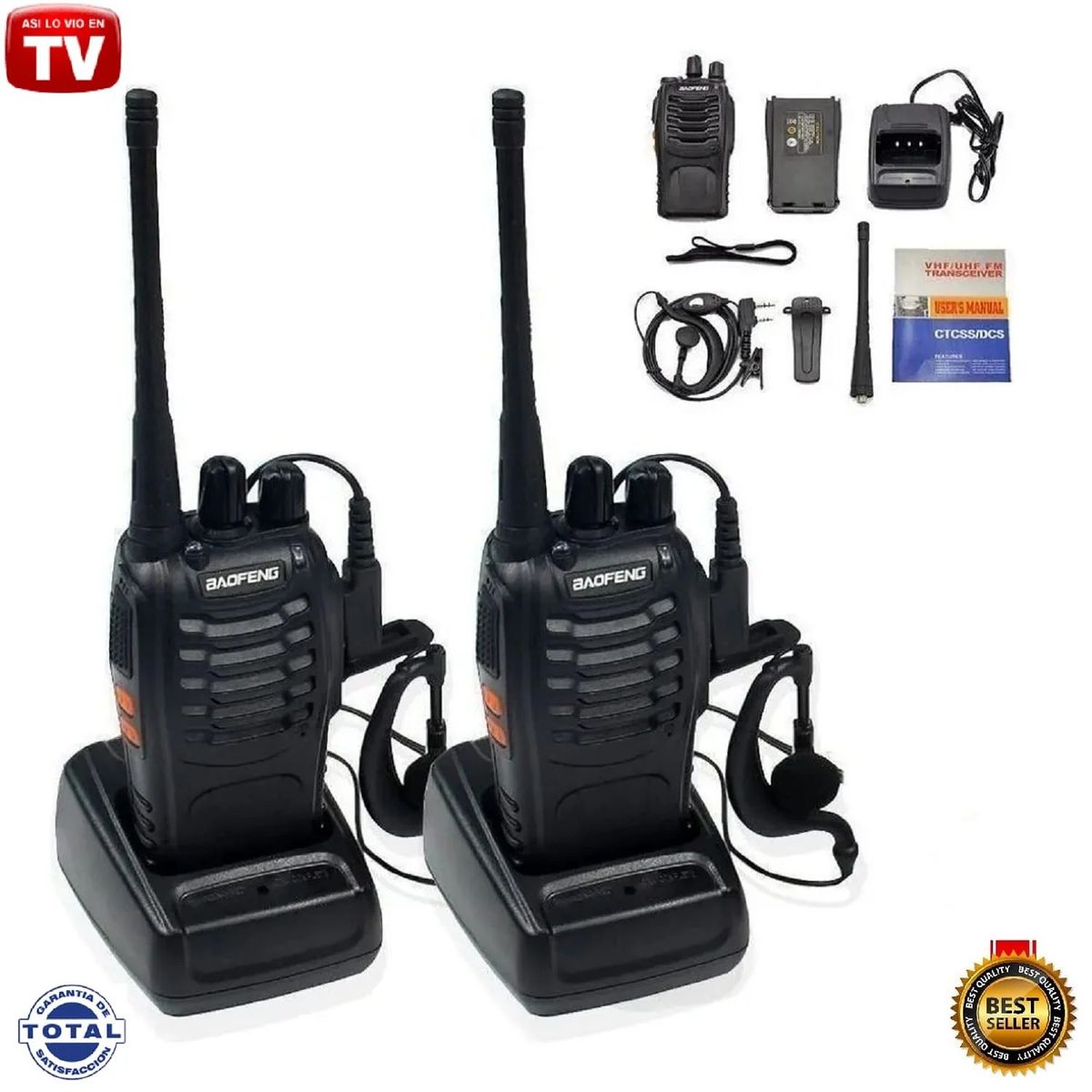 GENERICO - Radio Walkie Talkie Baofeng Bf-888s