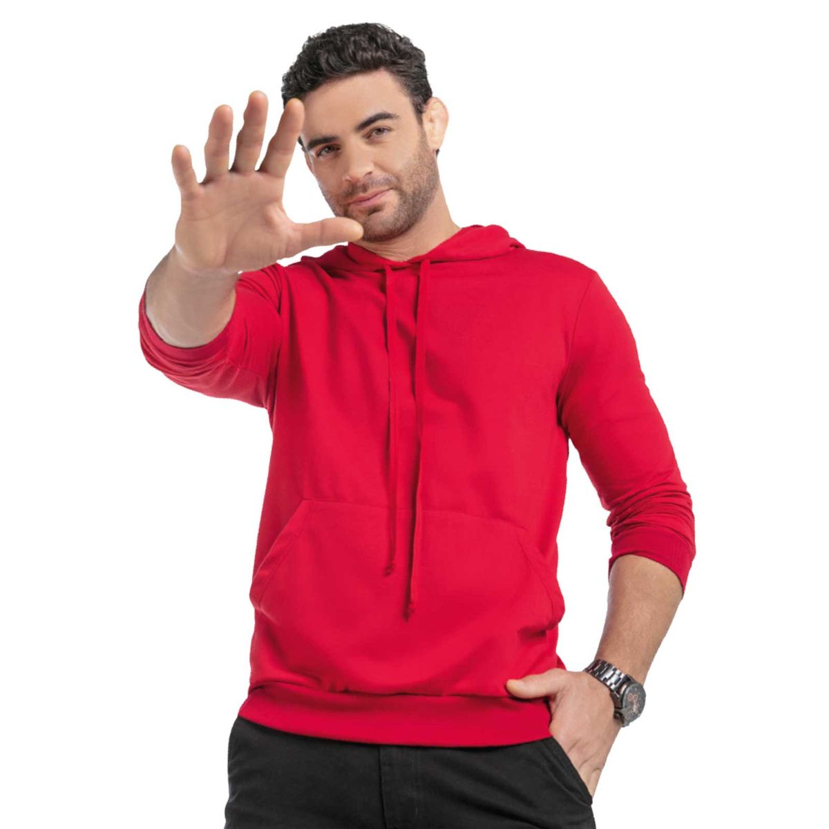 MARKETING PERSONAL - Buzo Hombre Rojo Mp 89754