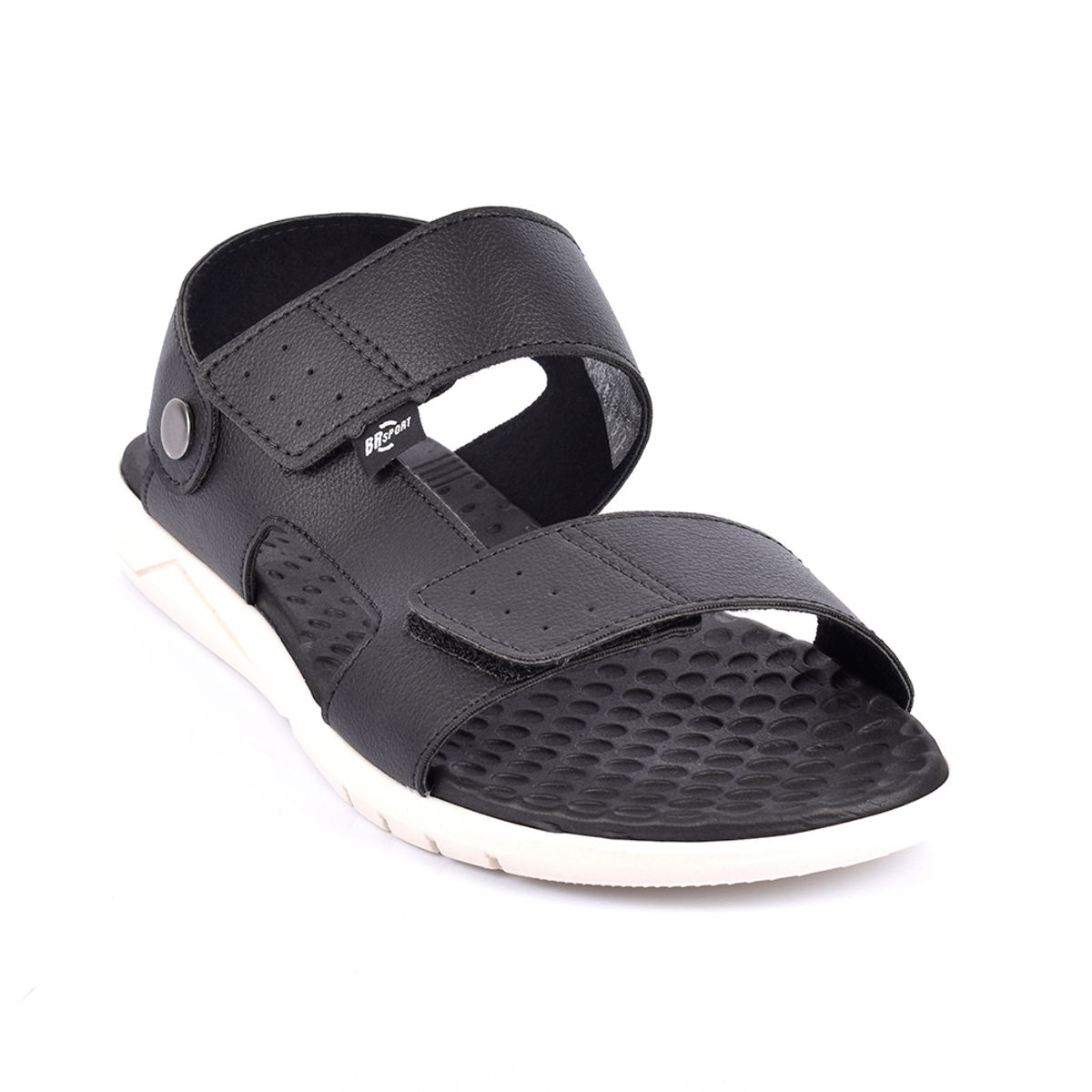 SKY WALK - Sky Walk Sandalia Plana Hombres 6631372252-527NEGRO