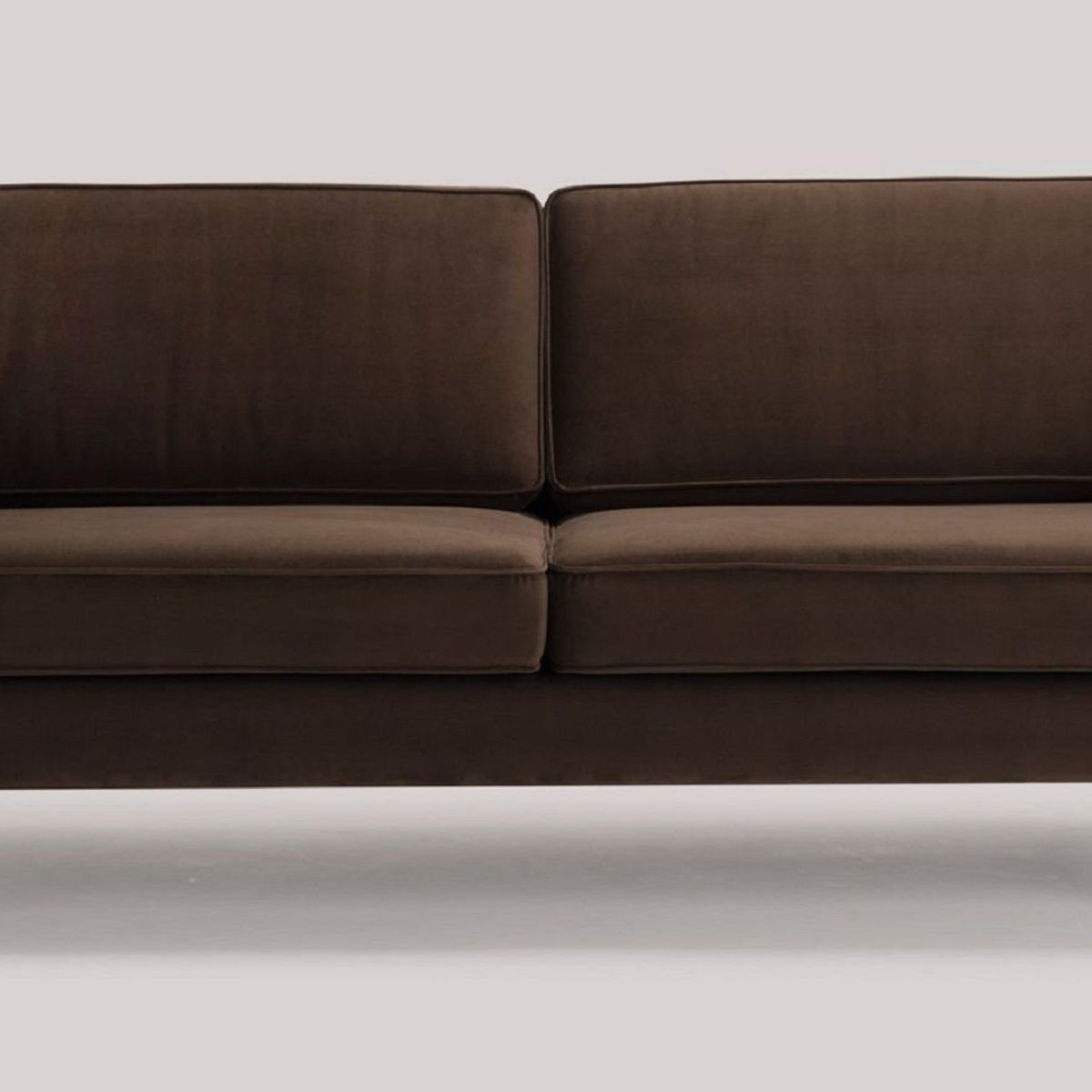 SOFA MARKET - Sofa Denn 3 Puestos Tela Chocolate