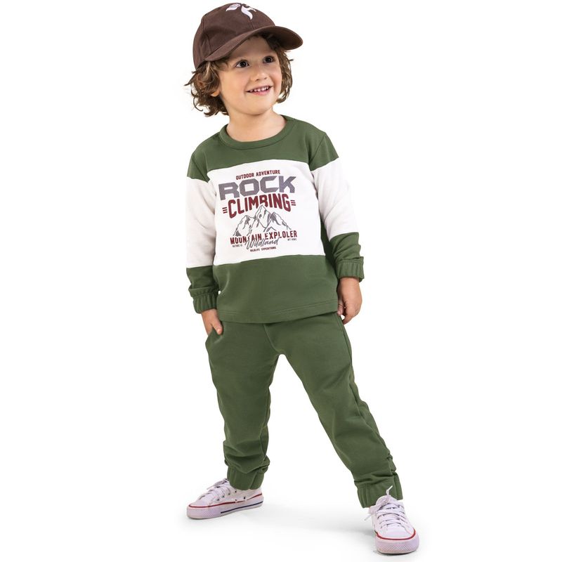 MARKETING PERSONAL - Conjunto Infantil Niño Verde Mp 6174