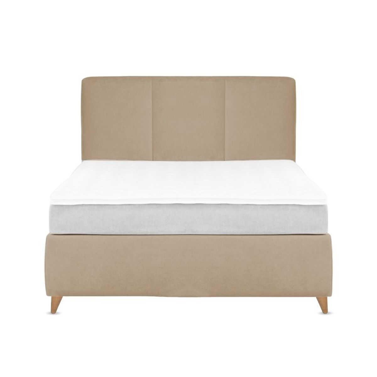 EKONOMODO COLOMBIA - Colchon Doble Pillow + Base Cama + Espaldar Pretty Gris Plo 140X190 Cm