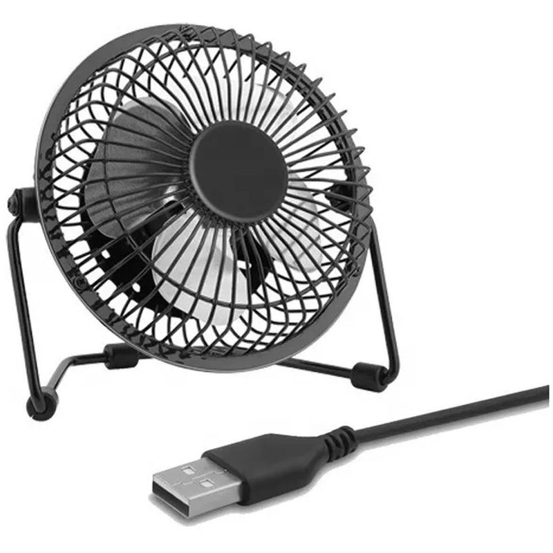 ONE PIXEL - Mini Ventilador Usb Metal Ideal Oficina Hogar 4