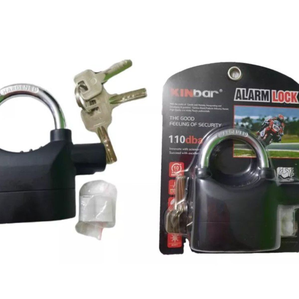 GENERICO - Candado De Alta Seguridad Para Moto Con Alarma