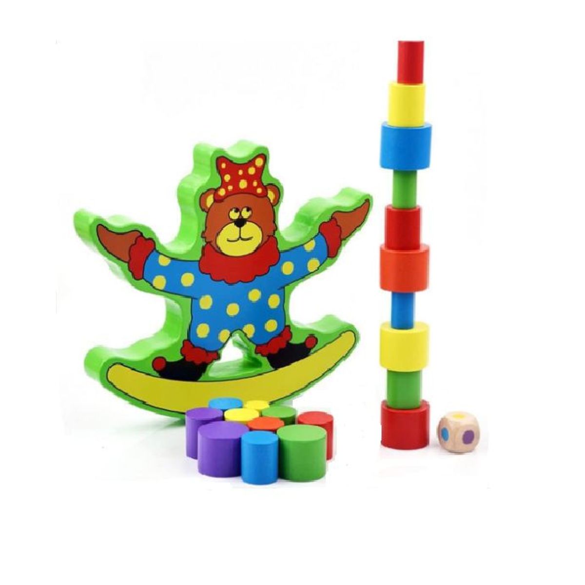 SWISSHOME DR HOFFMAN - JUEGO DIVERTIDO JUEGO DE EQUILIBRIO PARA NIÑOS +3 AÑOS
