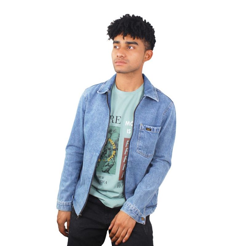 LEC LEE - Chaqueta en Denim Hombre Lec Lee.-