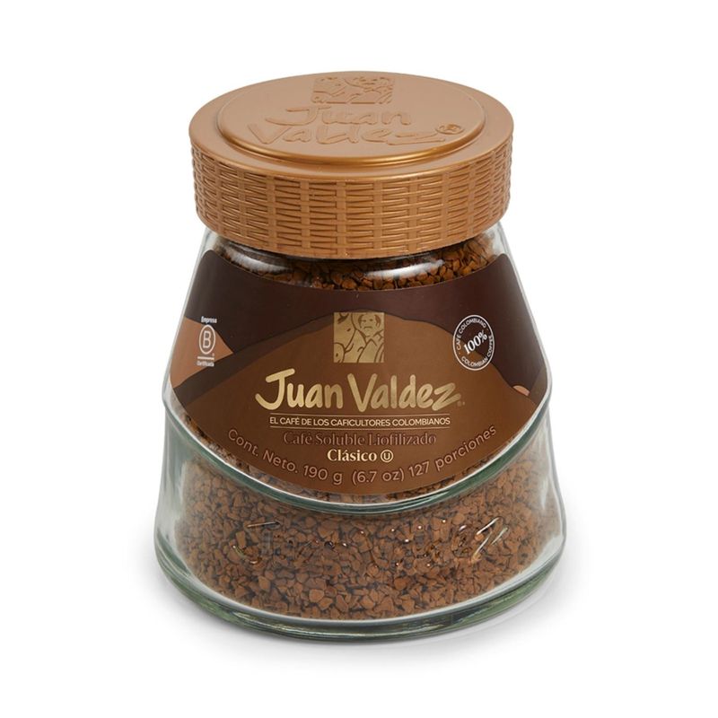 JUAN VALDEZ - Café Juan Valdez Liofilizado Clásico 190 gr