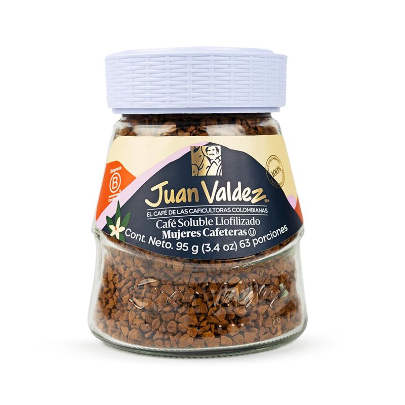 JUAN VALDEZ - CAFE LIOFILIZADO MUJERES CAFETERAS 95GR
