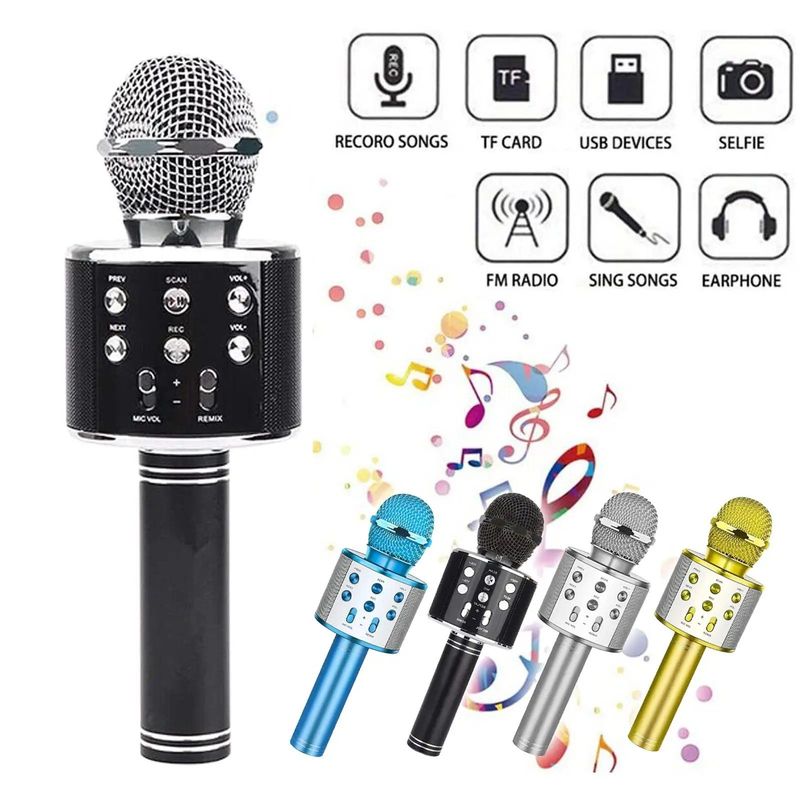 GENERICO - Micrófono Karaoke Inalámbrico Bluetooth Para Niños