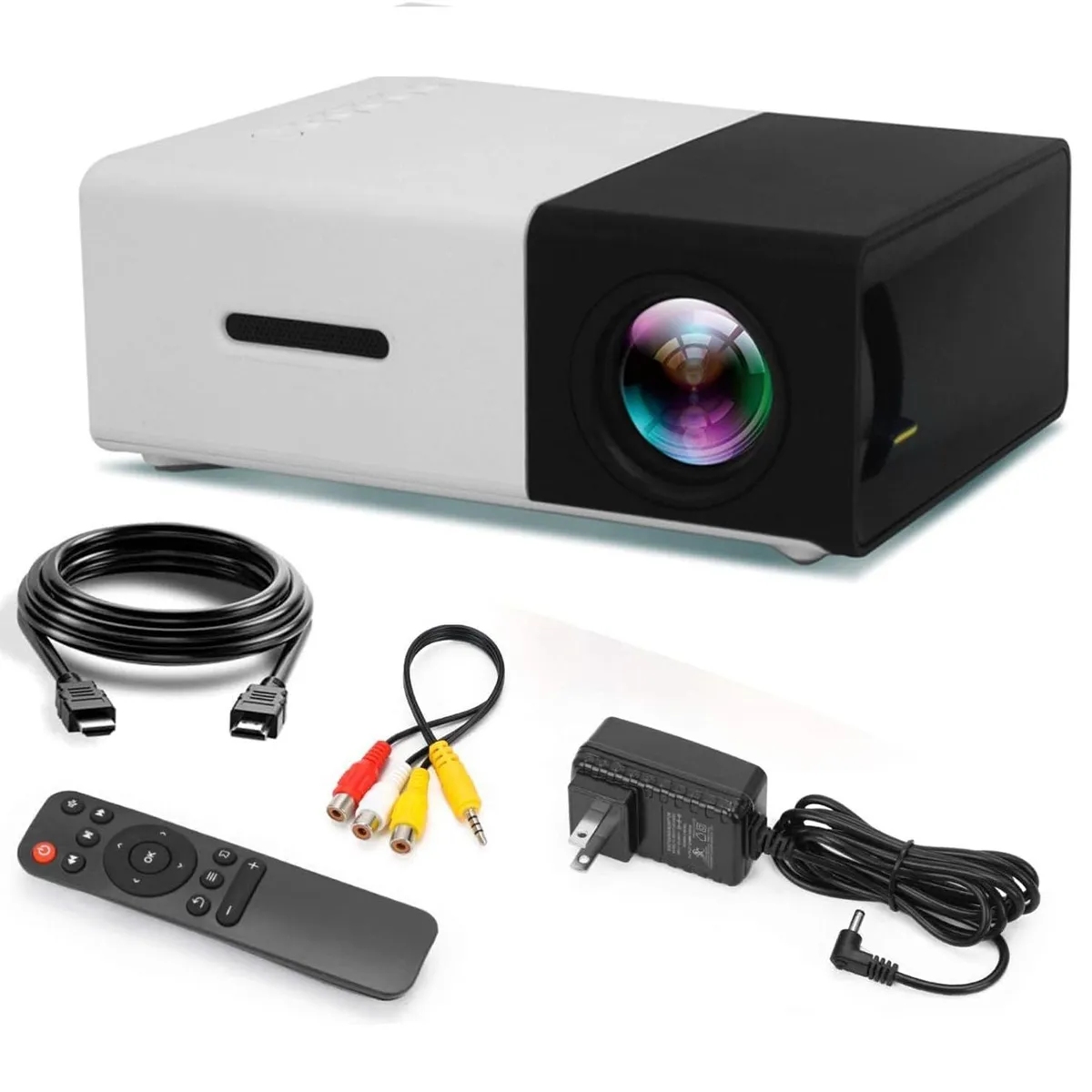 GENERAL - Mini Proyector Portatil Hdmi Usb Micro Sd Negro