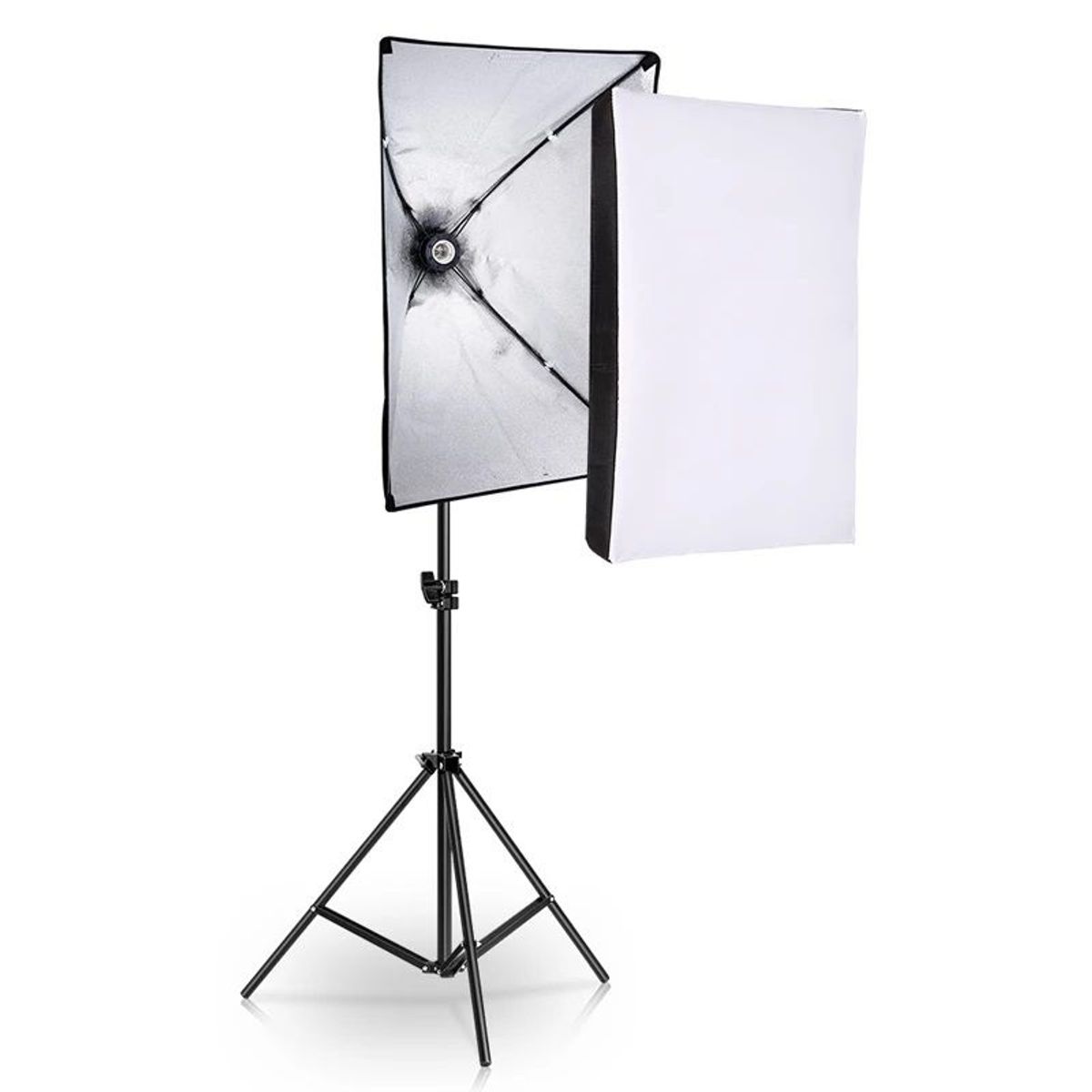 SOFT - 2 Kit Iluminación Softbox + Socket X1+ Trípode 2x1 Promo