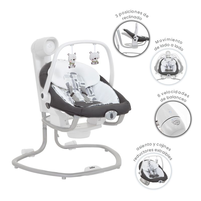 JOIE - Columpio Bebe 2en1 Joie Serina Logan