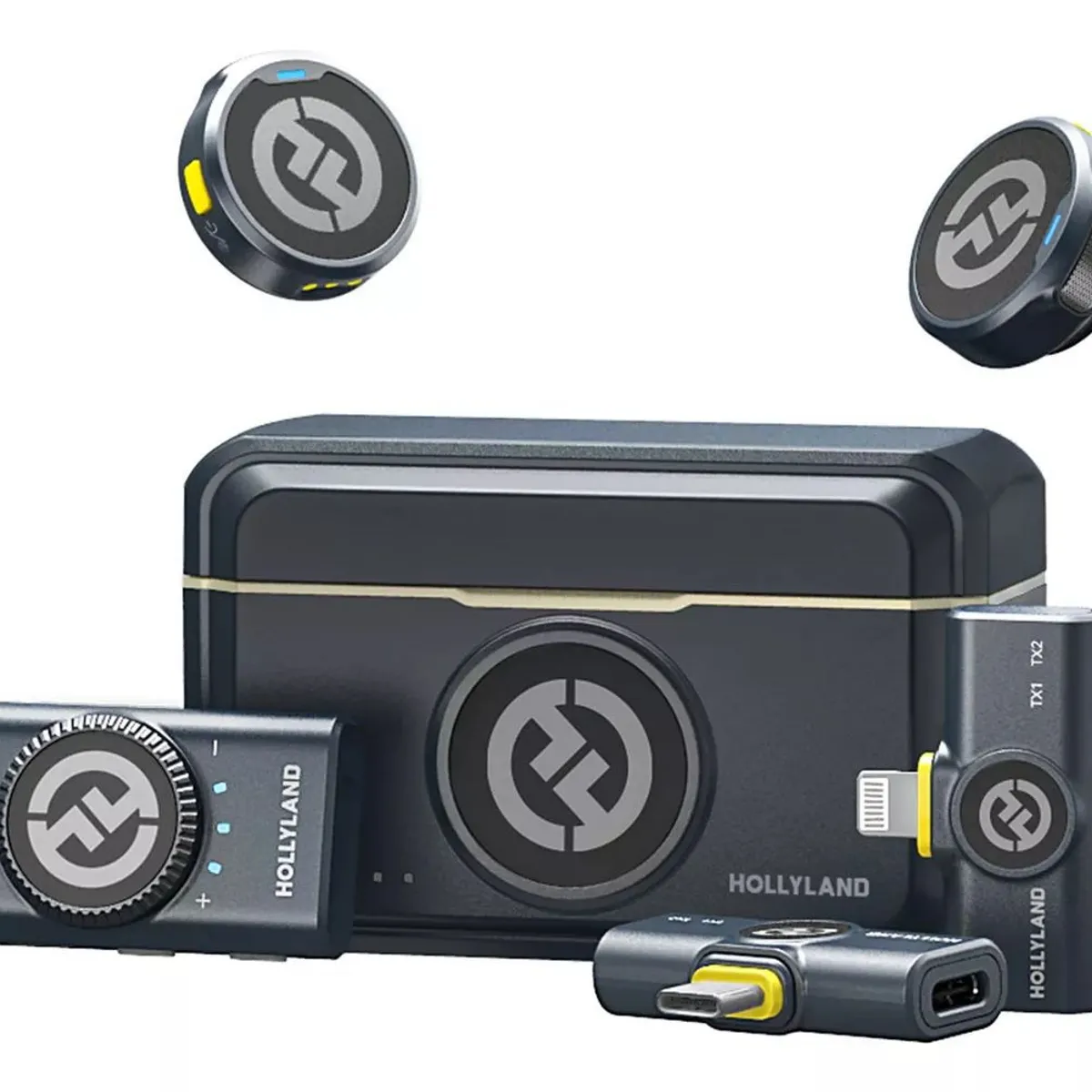 HOLLYLAND - Micrófono Inalámbrico Solapa Hollyland Lark M2 Combo