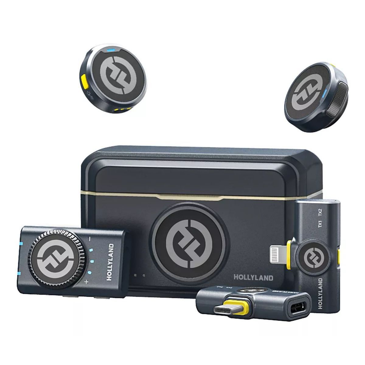 HOLLYLAND - Micrófono Inalámbrico Solapa Hollyland Lark M2 Combo