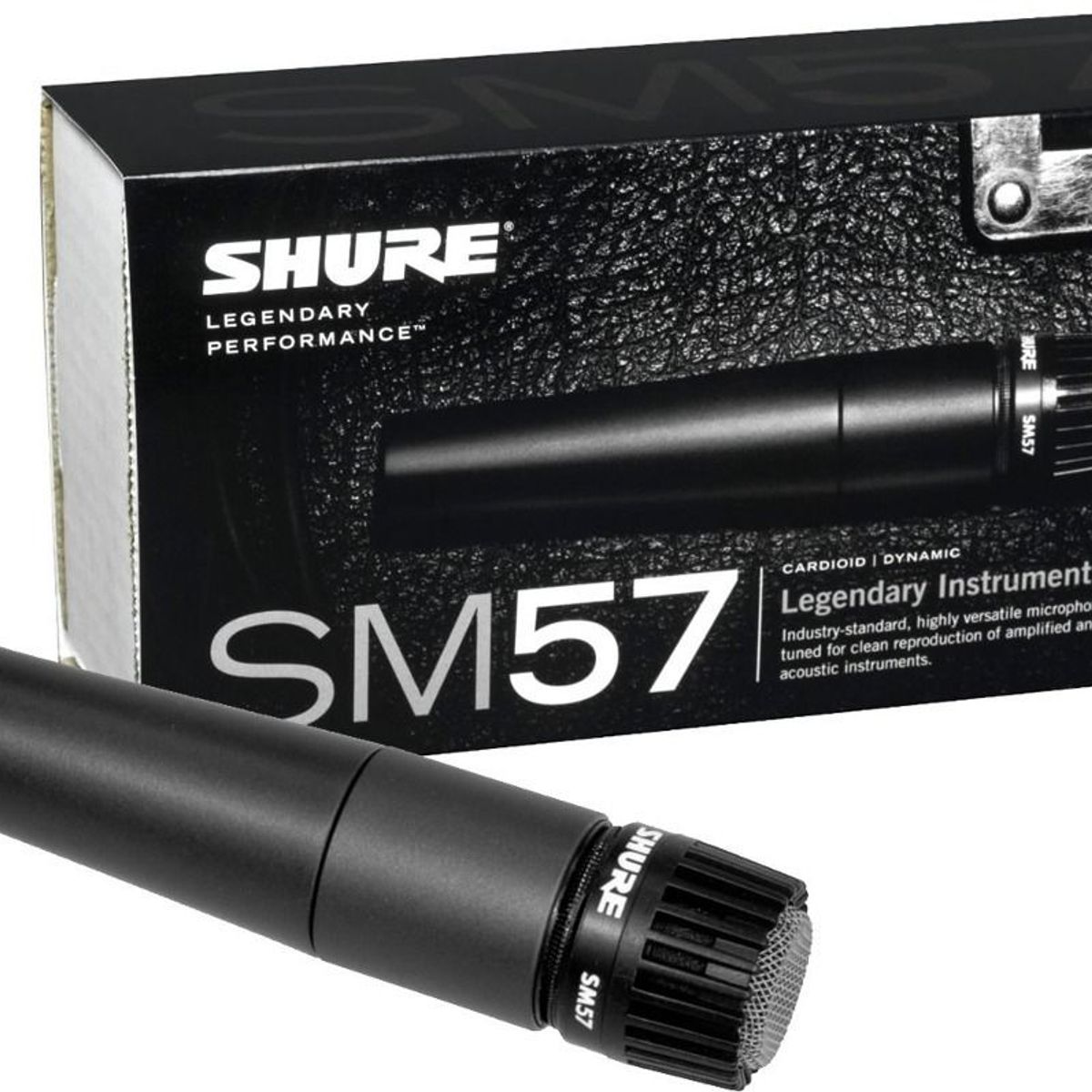 SHURE - Microfono Shure Sm57 Instrumental Alámbrico Con Estuche