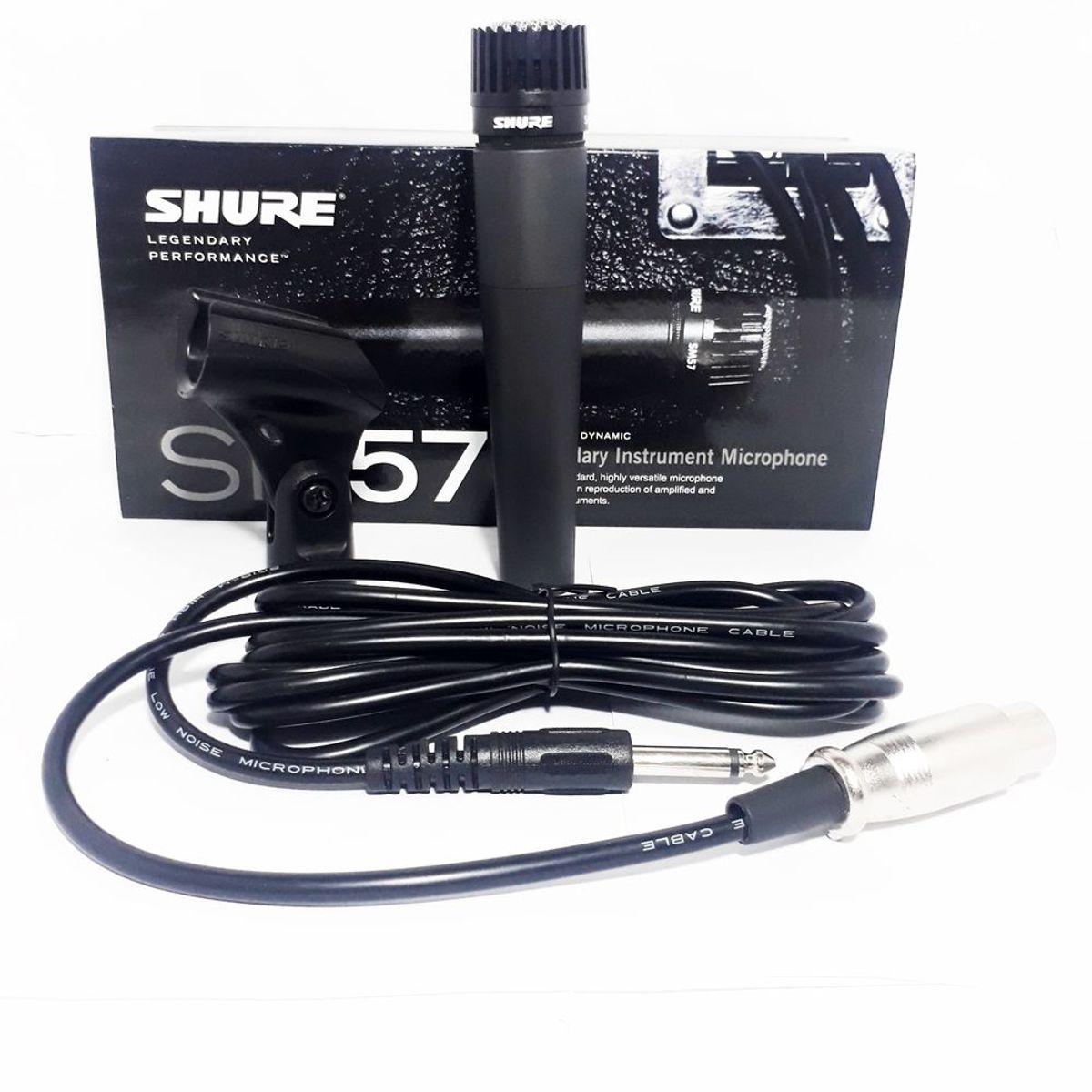 SHURE - Microfono Shure Sm57 Instrumental Alámbrico Con Estuche
