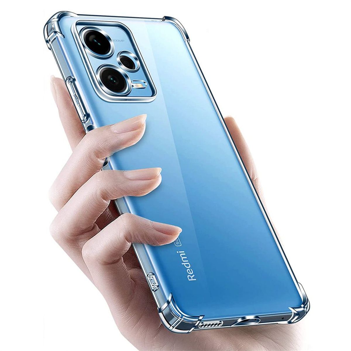 GENERICO - Estuche para Redmi Note 12 Pro Plus  + Vidrio Cerámico + Vidrio Cámara