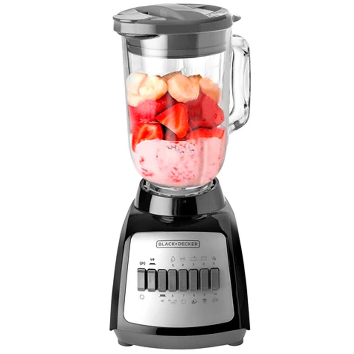BLACK+DECKER - Licuadora 10 Velocidades Black And Decker 550W Potencia