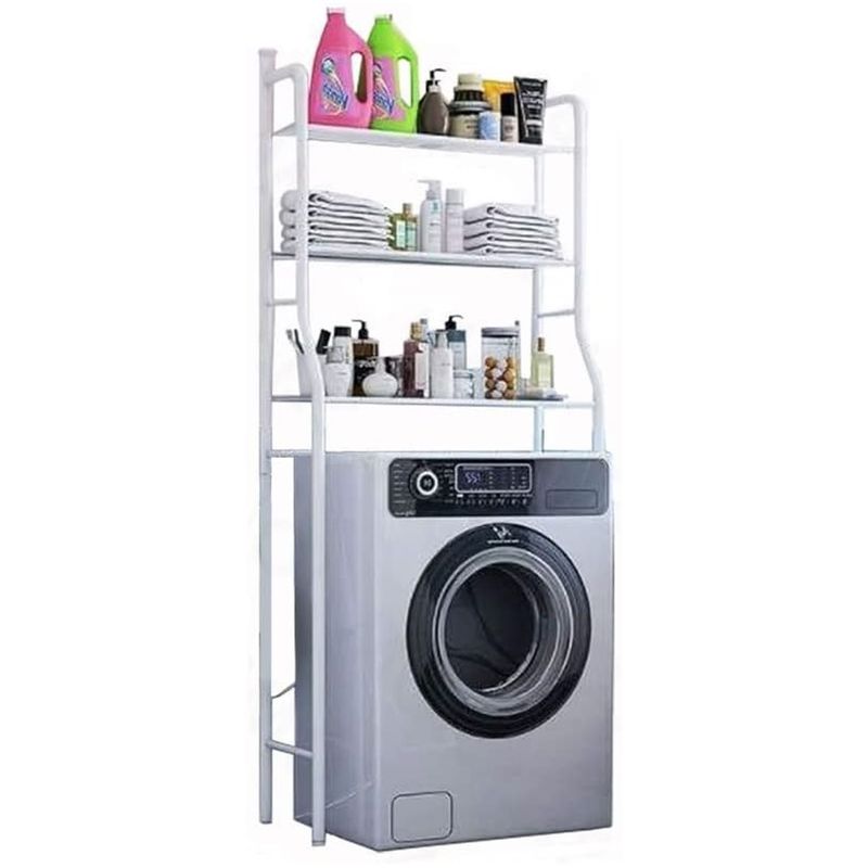 ONE PIXEL - Organizador Para Lavadora Estante De Almacenamiento Blanco