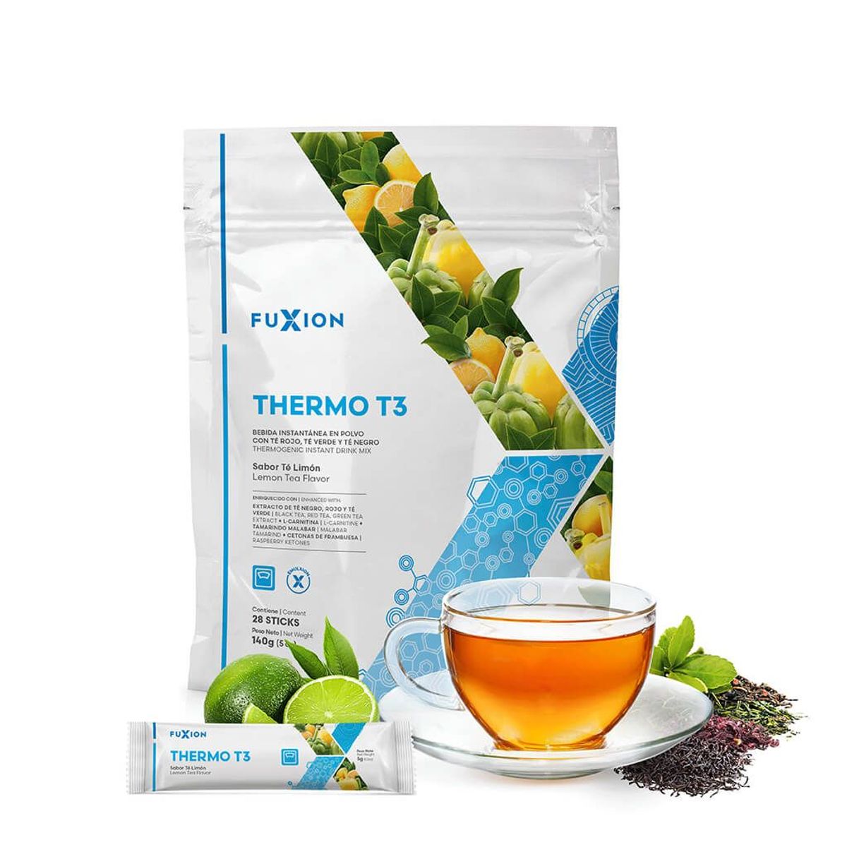 FUXION - Termo Te Fuxion con Te Verde 28 sticks - Fuxion