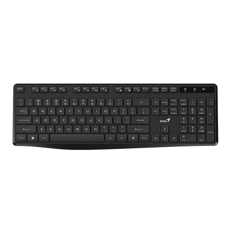 GENIUS - Teclado Inalámbrico Genius Kb-7200 Multimedia Silencioso