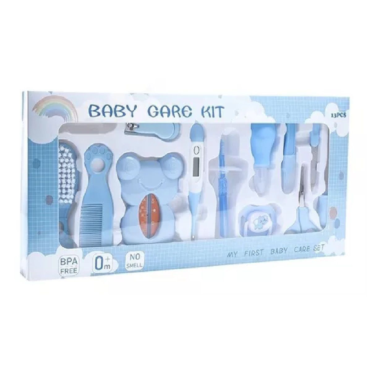 MUNDO BEBE - Set de cuidado Kit de aseo bebe enfermería niño X 13 PIEZAS