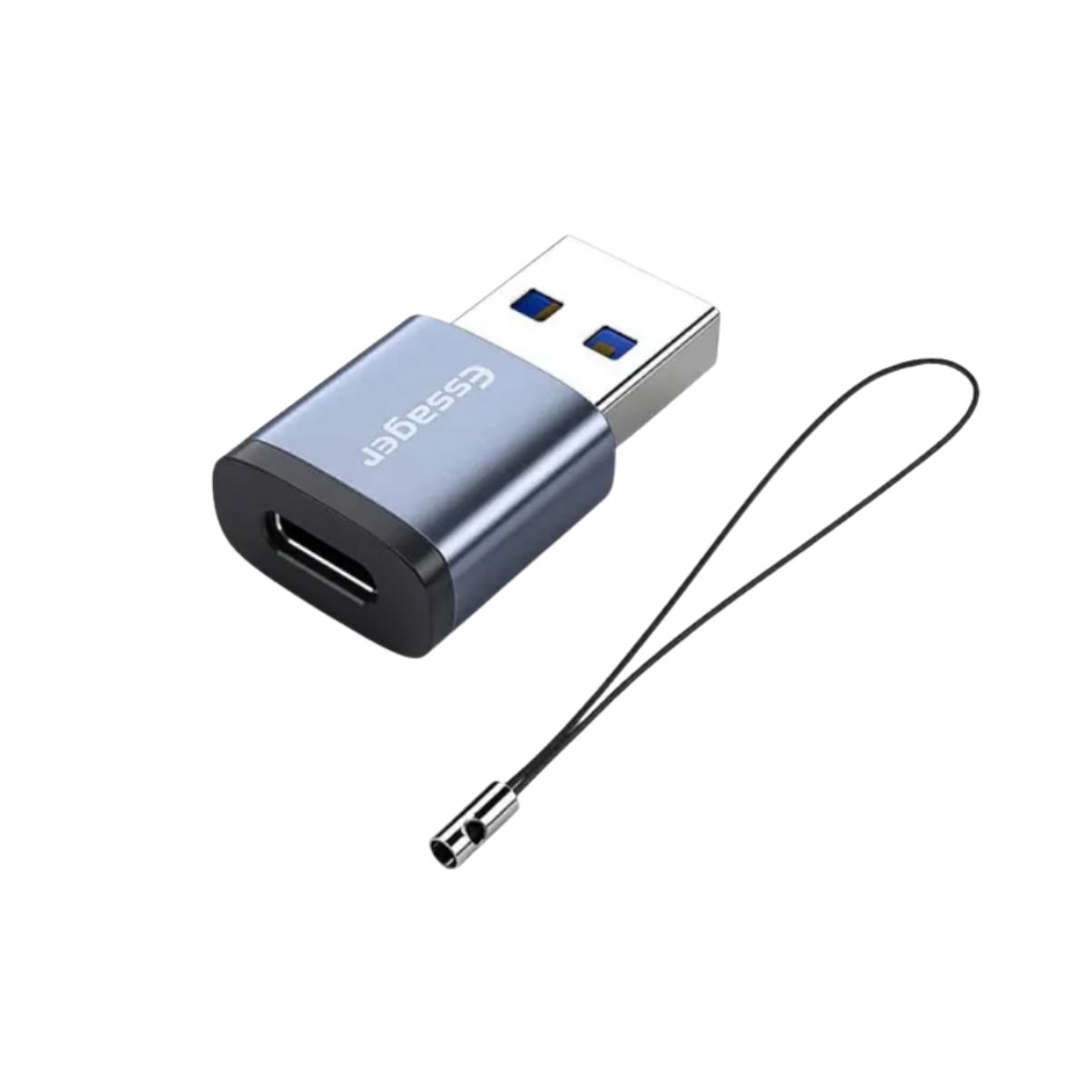 ACTIMOVE - Adaptador Tipo C Hembra A Usb 3.0 Carga Rapida Aluminio