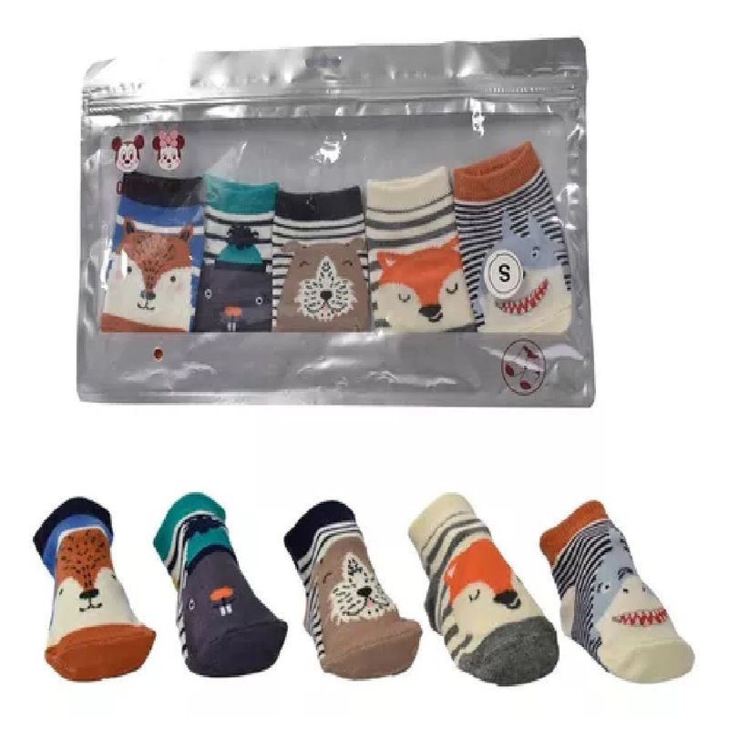 MUNDO BEBE - Medias Para Bebés Niña Y Niño x 5 Bebe