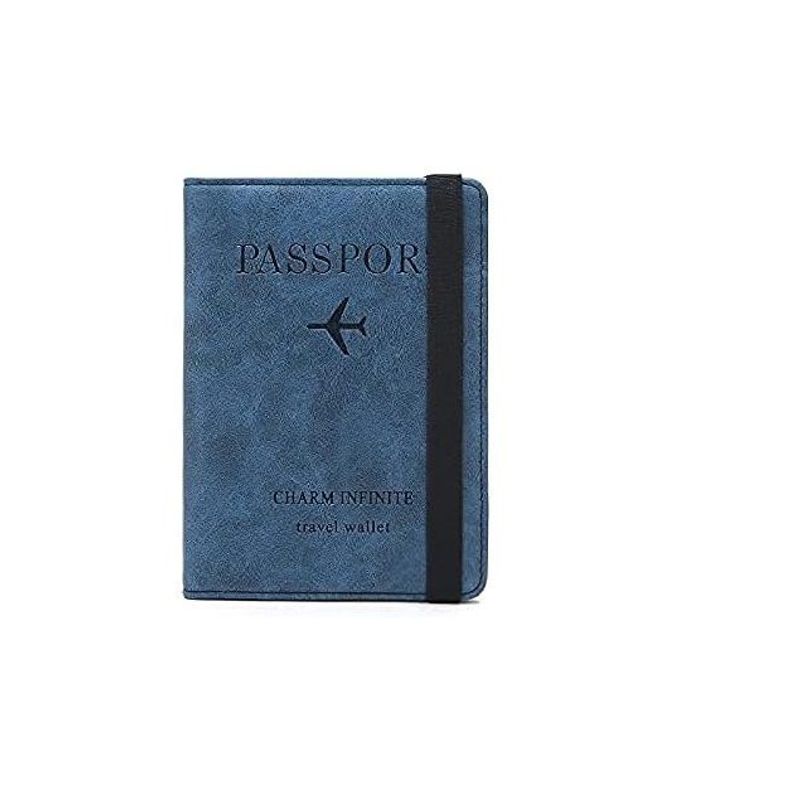 GENERICO - Funda Protector Porta Pasaporte  Rfid Tarjetero Documentos_.