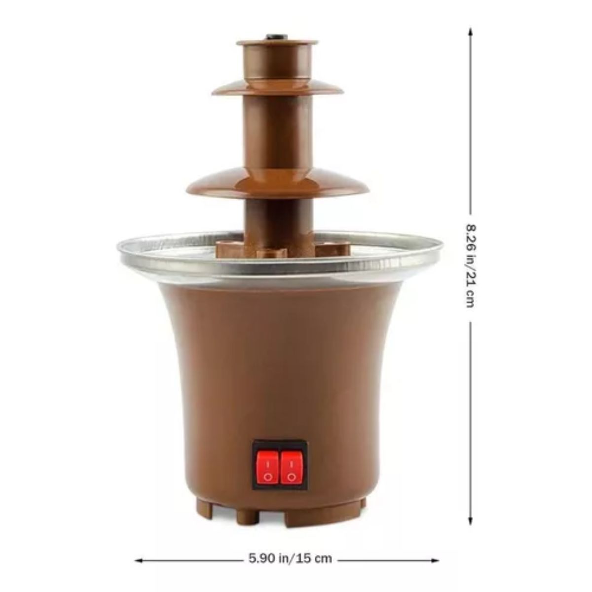 AFM - Mini Fuente Chocolate 3 Niveles Fondue Fountain