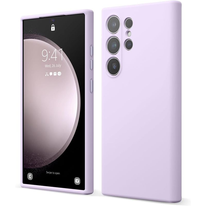 ELAGO - ELAGO Estuche Compatible Samsung Galaxy S24 Ultra Silicone Lavanda