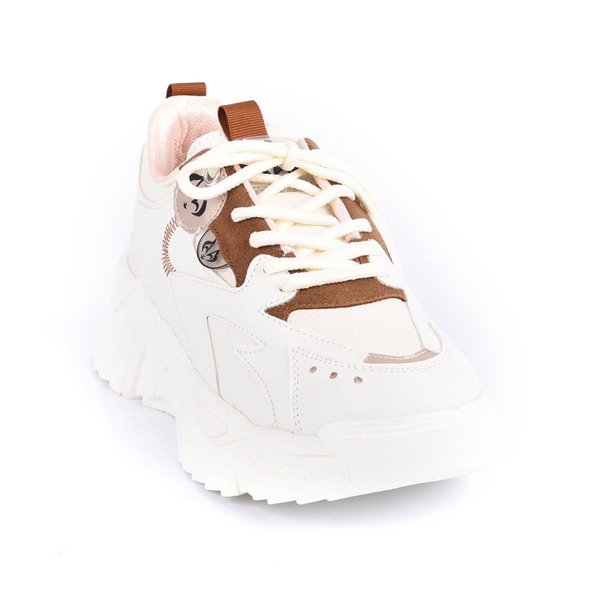 PRICE SHOES - Price shoes Tenis Moda Casual Mujeres 102100CAFE